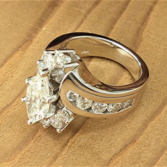 "Fancy New Arrival Elegant CZ Women Accessories Ring, GPMB1524 - Picture 5 of 6